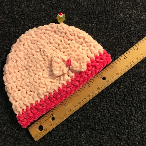 Handmade Crochet Baby Beanie - Picture 4 of 4